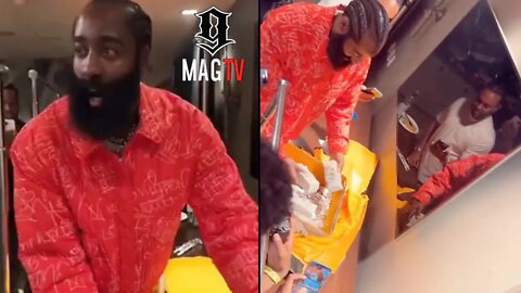 Lil Baby Shocks James Harden With $250k Cash For His 33rd B-Day! 💰