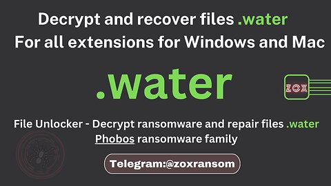 How to Decrypt Ransomware Files: Step-by-Step Guide 🛡️.water - Phobos ransomware family