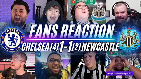 PREMIER LEAGUE FANS REACTION TO CHELSEA (4)1-1(2) NEWCASTLE | CARABAP CUP