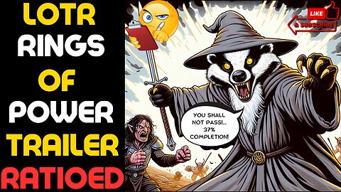 Badger Reacts: The Lord of The Rings - The Rings of Power - Official Teaser Trailer