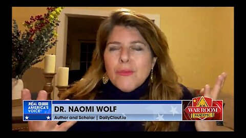 Dr. Naomi Wolfe with Steve Bannon