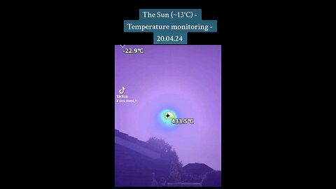 The Sun (~13°C) - 20.04.24 - Temperature monitoring