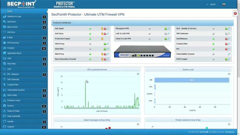 SecPoint Protector V57 Howto Handle Large Lists Anti Spam