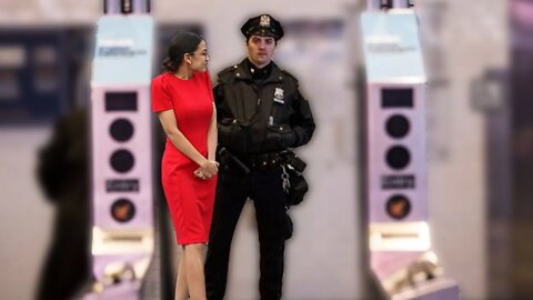 AOC Attacks Police Officers In Defense of Turnstile Jumpers