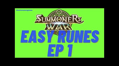 Summoners War: Easy Runes Ep 1 - POWER UP? KEEP? SELL?