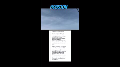 Chemtrails over Houston