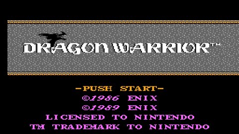 Dragon Warrior (1989) Full Game Walkthrough (NES) (Double Exp/Gold Hack)