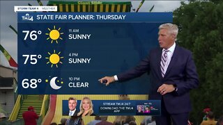 Southeast Wisconsin weather: Sunny Thursday with highs in the 70s