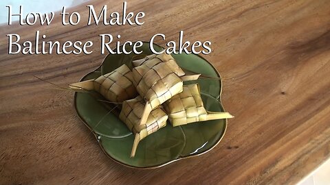 Balinese Rice Cake (Tipat)