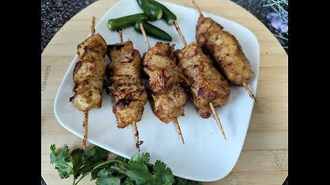 Chicken in Skewers || Even Better Than The Restaurant |Easy and Delicious