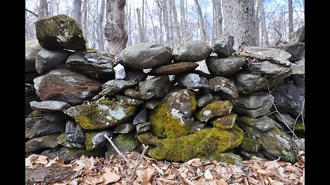 Very Old Rock Walls On Our Property