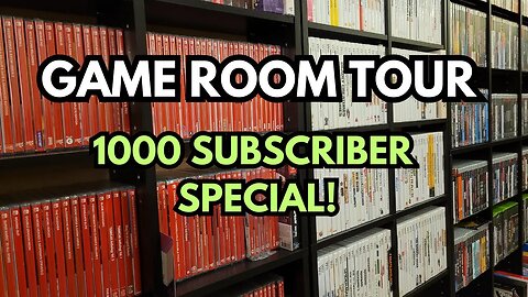 GAME ROOM Tour | 1000 Subscriber Special!