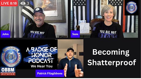 Becoming Shatterproof with Patrick Fitzgibbons - A Badge of Honor Podcast on OBBM