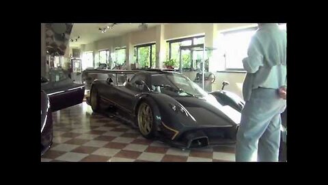 The last Pagani Zonda F Roadster ever made + Pagani Zonda R