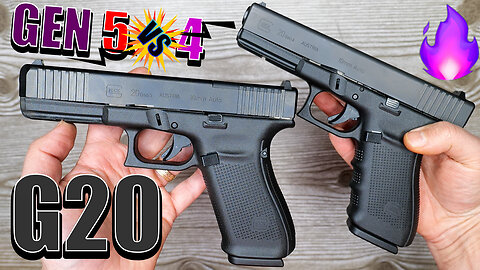🥊 TITAN 10mm Tussle 💥: NEW Glock 20 Gen 5 MOS VS Glock 20 Gen 4 | Part 2