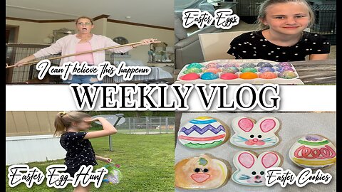 WEEKLY VLOG + FAMILY TIME + BOWLING + UNBOXING HAUL + EASTER EGG HUNT + EASTER COOKIES
