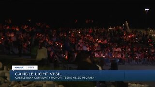 Vigil held for Castle Rock teens killed by alleged drunk driver