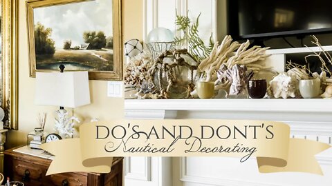 FULL HOME TOUR on How to Not be Cheesy! Do's and Dont's of Nautical Decorating