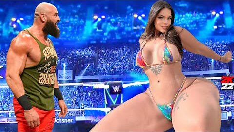 WWE 2K22 - Braun Strowman vs Tina - WWE April 2023