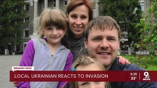 Ukrainian living in Cincinnati worries for family still in Kharkiv