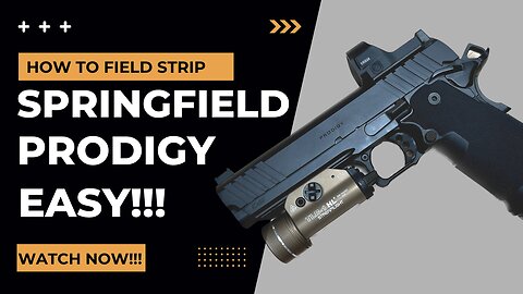 How to Disassemble and Reassemble Springfield Armory Prodigy (Field Strip)