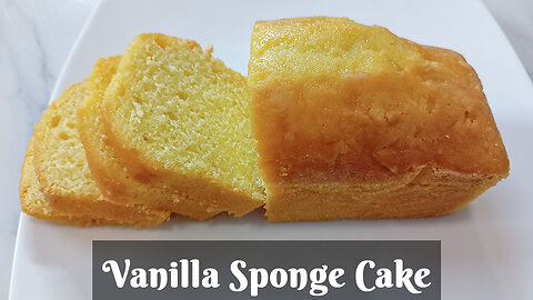 Vanilla Sponge Cake | চুলায় তৈরি নরম তুলতুলে ভ্যানিলা স্পঞ্জ কেক | Vanilla Sponge Cake Without Oven