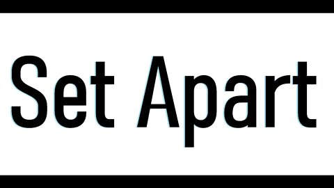 Set Apart: March 19, 2020 (Kitzur: When to Abstain?)