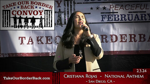 Take Our Border Back Freedom Loving American “Cristiana Rojas” Speaks