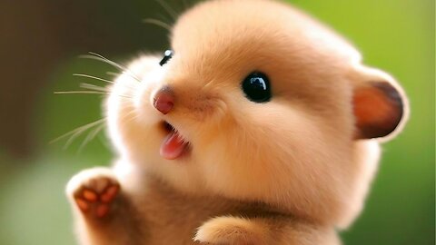 "Adorable Hamster Adventures: Tiny Furry Ball of Cuteness!"