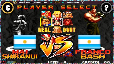 Real Bout Fatal Fury (Morkman_Freeman Vs. DonMoe) [Argentina Vs. Argentina]