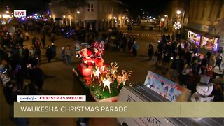 Santa stops by Waukesha Christmas parade