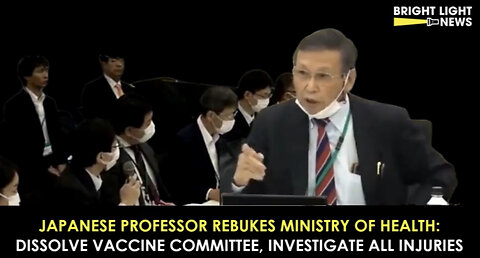 Japanese Professor Upends Ministry of Health: Disband Vax Committee, Investigate All Injuries