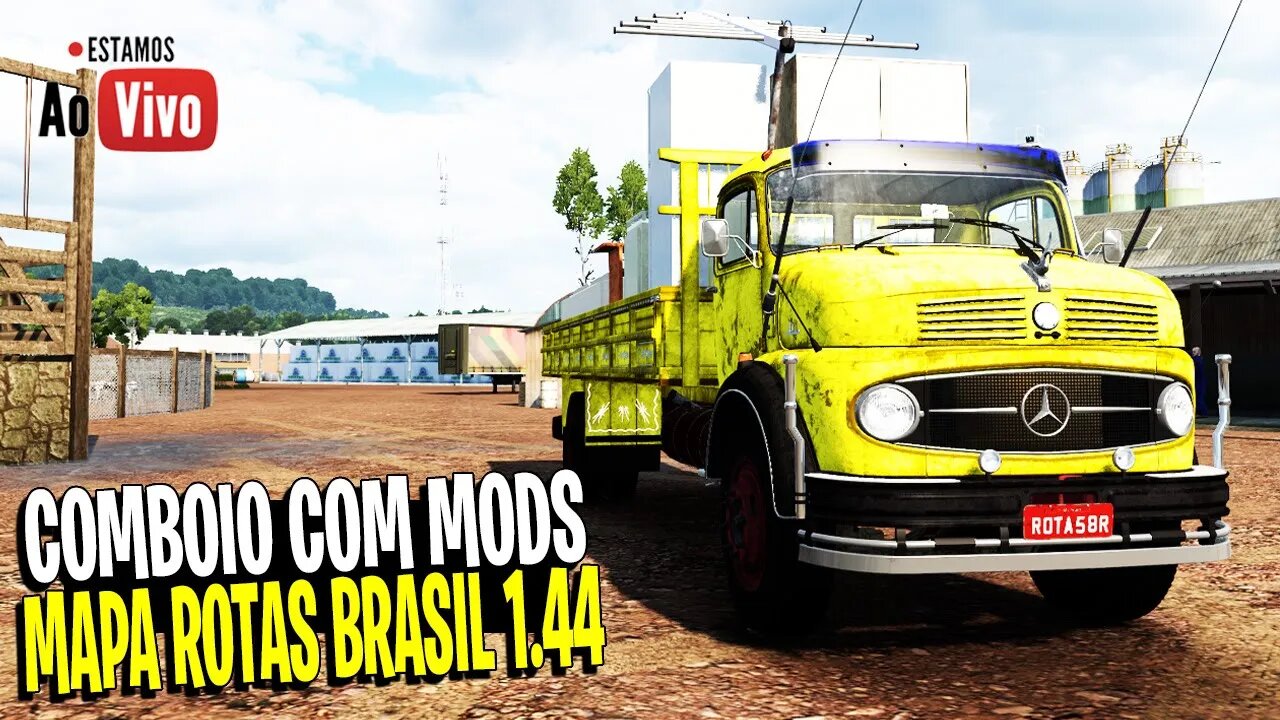 Live Ets Comboio Com Mods Brasileiros Mapa Rotas Brasil Euro Truck Simulator Ets