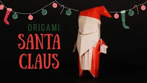 How to make an origami Santa Claus