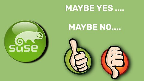 Linux | OpenSuse !! WTF !!! |IT IS A HARD NO FOR ME !!!