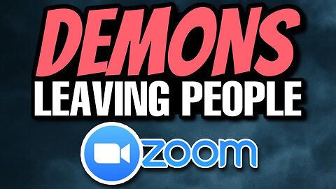DEMONS leaving people on a ZOOM call. Check it out!