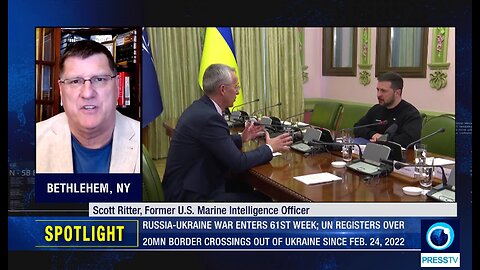 PressTV War In Ukraine Rare Interview | Scott Ritter (USA) Versus Olena Tregub (Kiev)