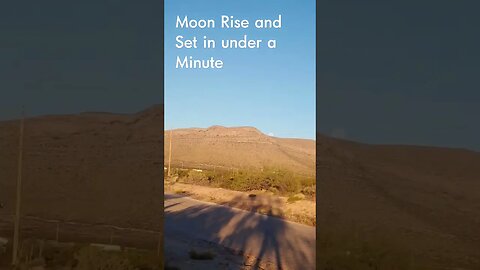 moon comes and gone in 60 seconds real time