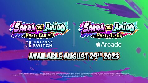 Samba de Amigo Party Central & Party-To-Go (launch trailer)