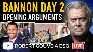 Bannon Trial Day 2: Opening Arguments and House Counsel Kristin Amerling with @Good Lawgic