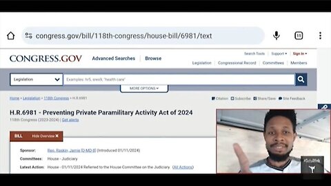 This Changes America Forever (EXPOSED) Congress Bill H.R.6981 Preventing Private Paramilitary CLIP!
