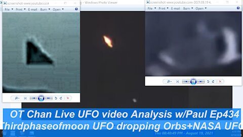 UFOs dropping Orbs analysis - UFO and Space Topics - OT Chan Live-434