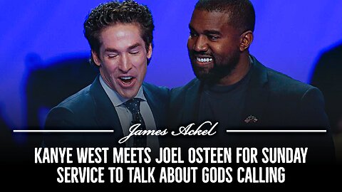 Kanye West meets Joel Osteen for Sunday Service to talk about Gods calling 🙏