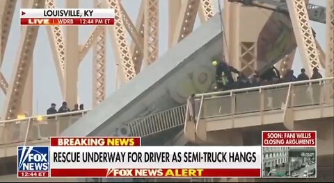 Heroes Rescue Truck Driver From Semitruck Hanging Over Bridge