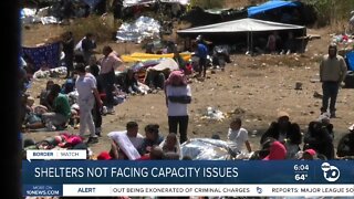 Migrant shelters not facing capacity issues