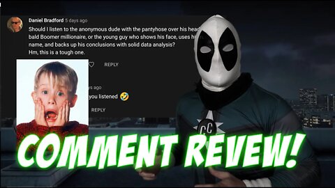 CREDIT CRUSADER DOES A COMMENT REVIEW!