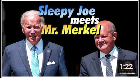 Sleepy Joe meets Mr. Merkel