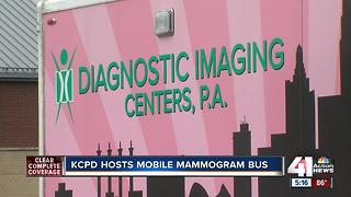 KCPD hosts mobile mammogram bus