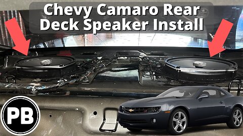 2010 - 2015 Chevy Camaro Rear Speaker Install