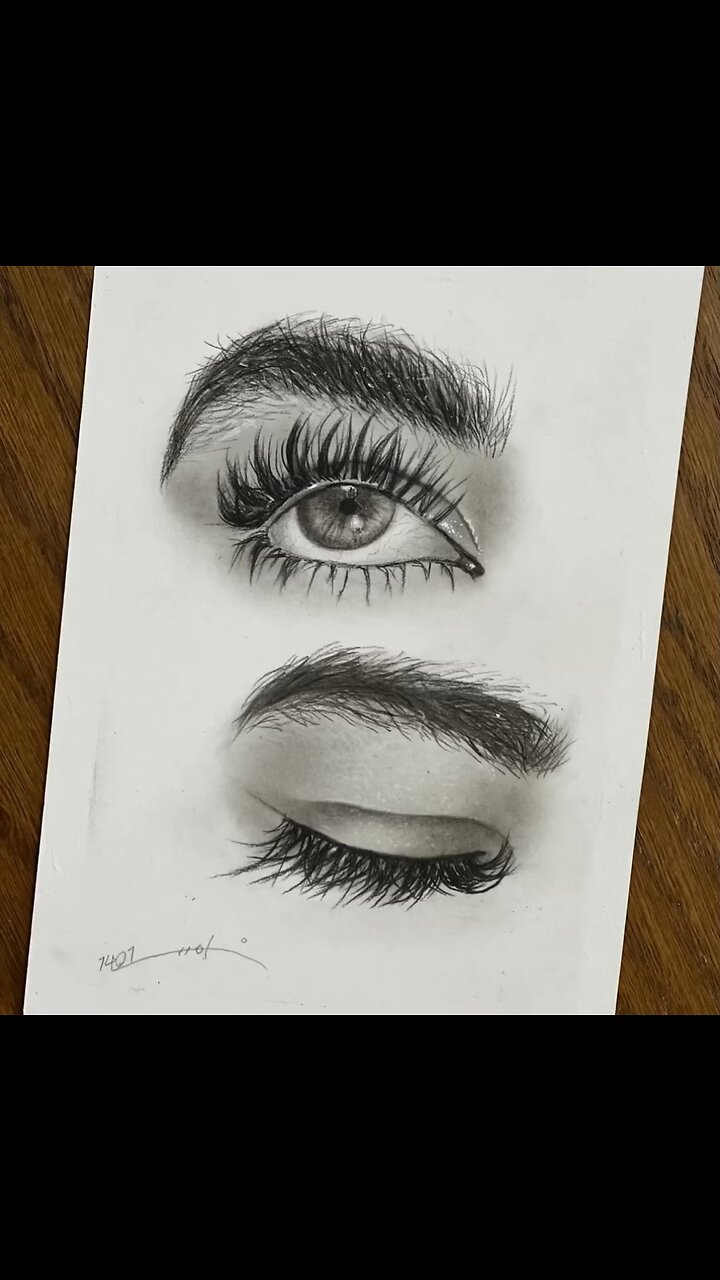 Premium Photo | Free vector beautiful hand drawn women eyes sketch design